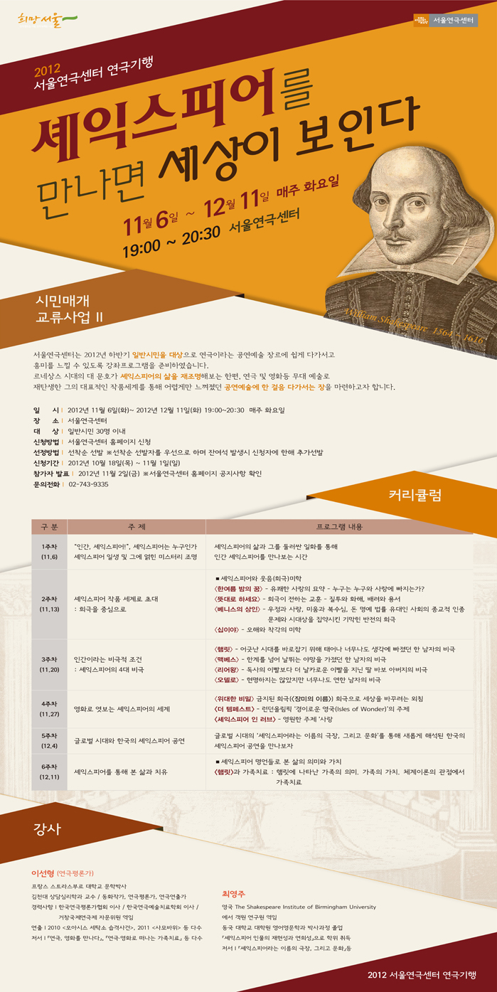 셰익스피어 강좌