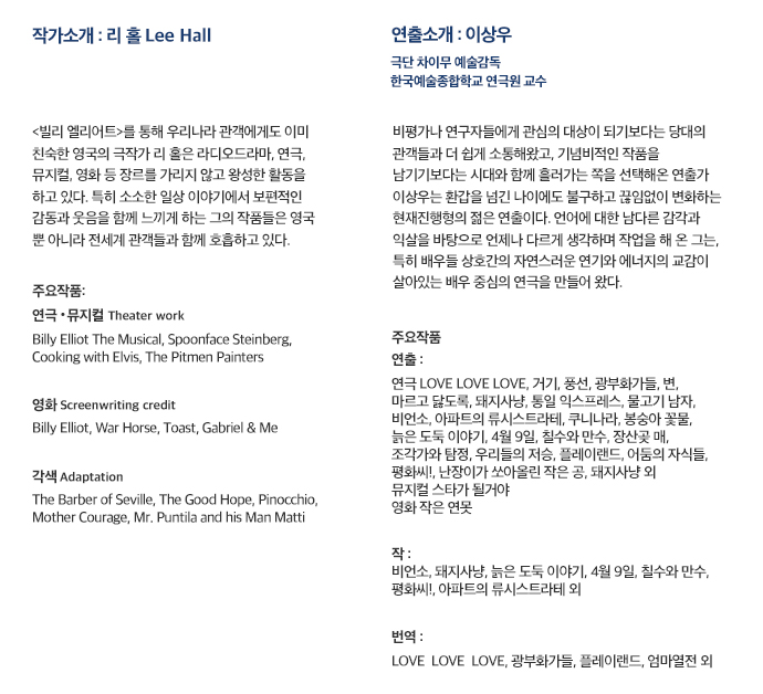 광부화가들 작가 연출소개